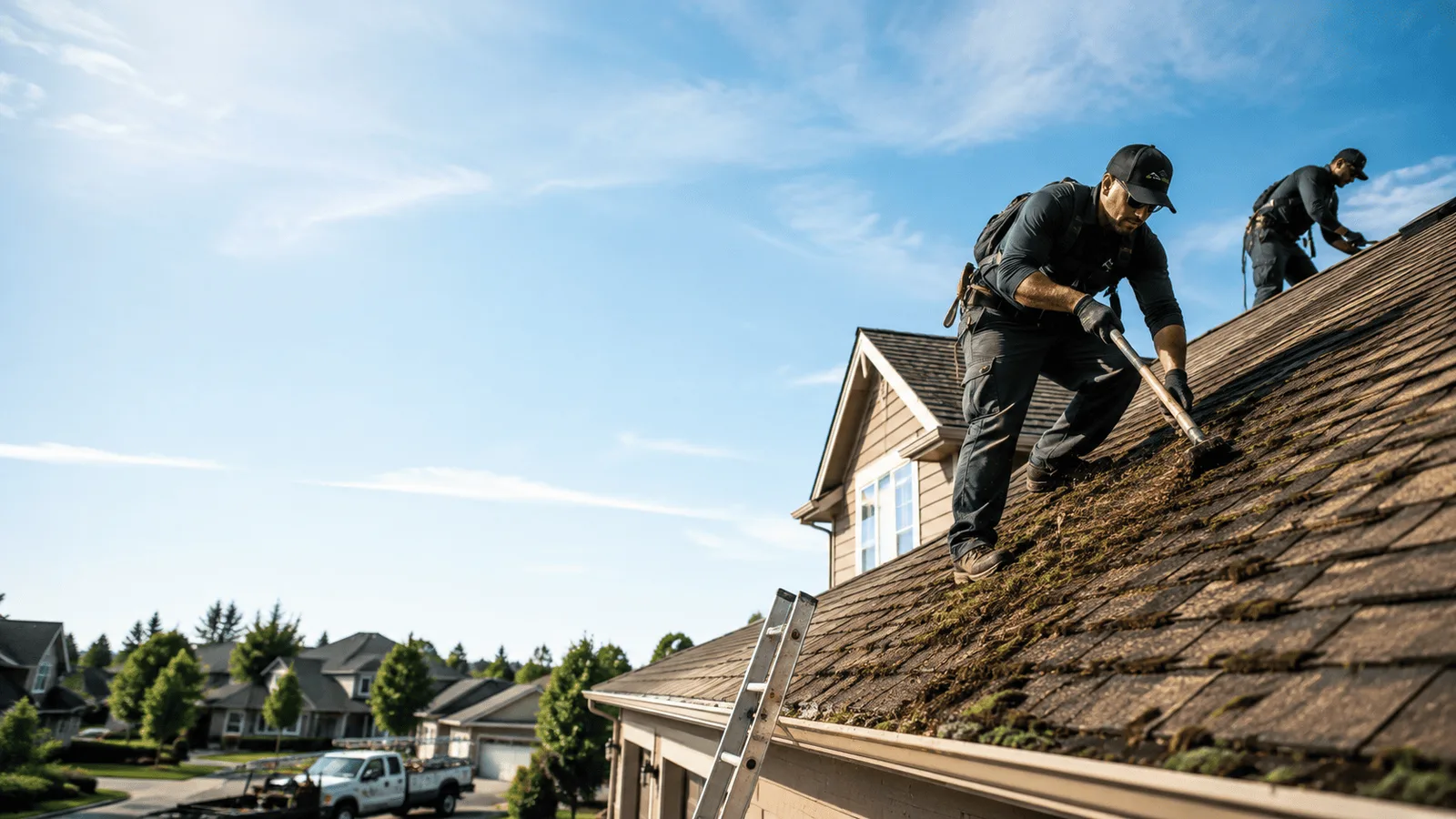 Roof Moss Removal in Cherry Fork, OH near me